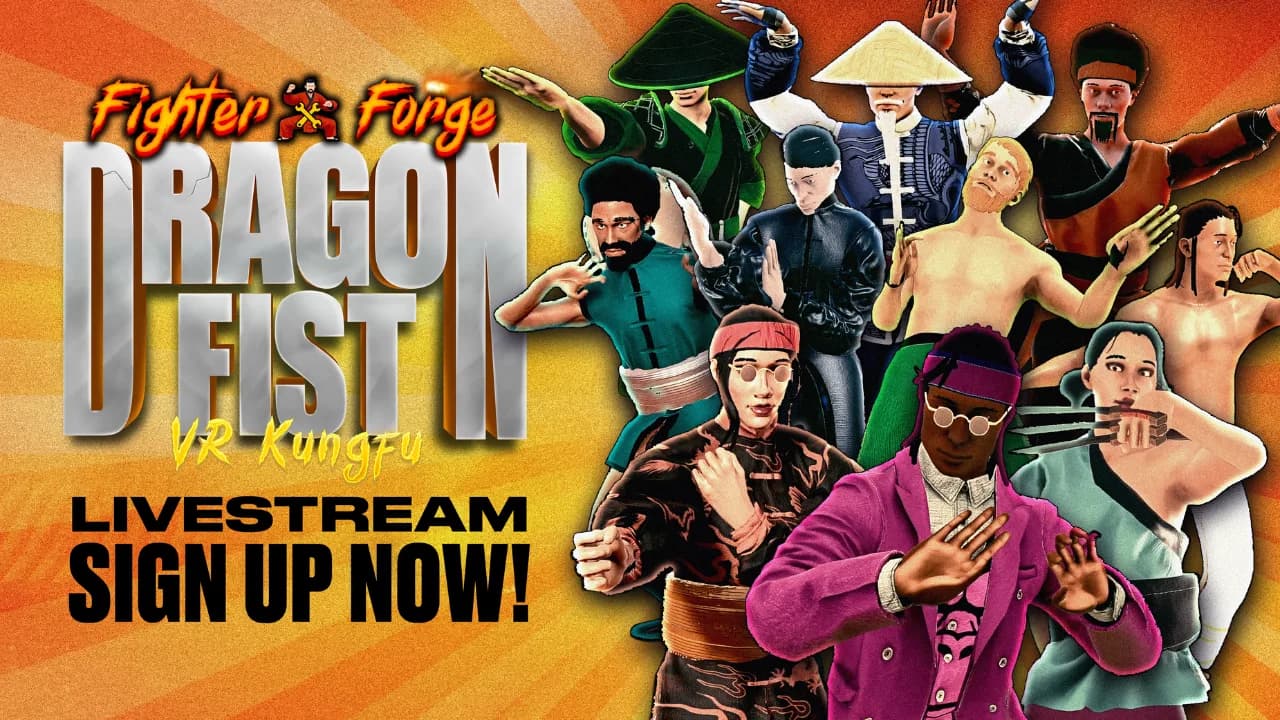 Dragon fist Fighter forge launch event runs November 15 with ringside VR